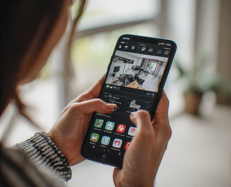 კამერების კონტროლი სმარტფონით