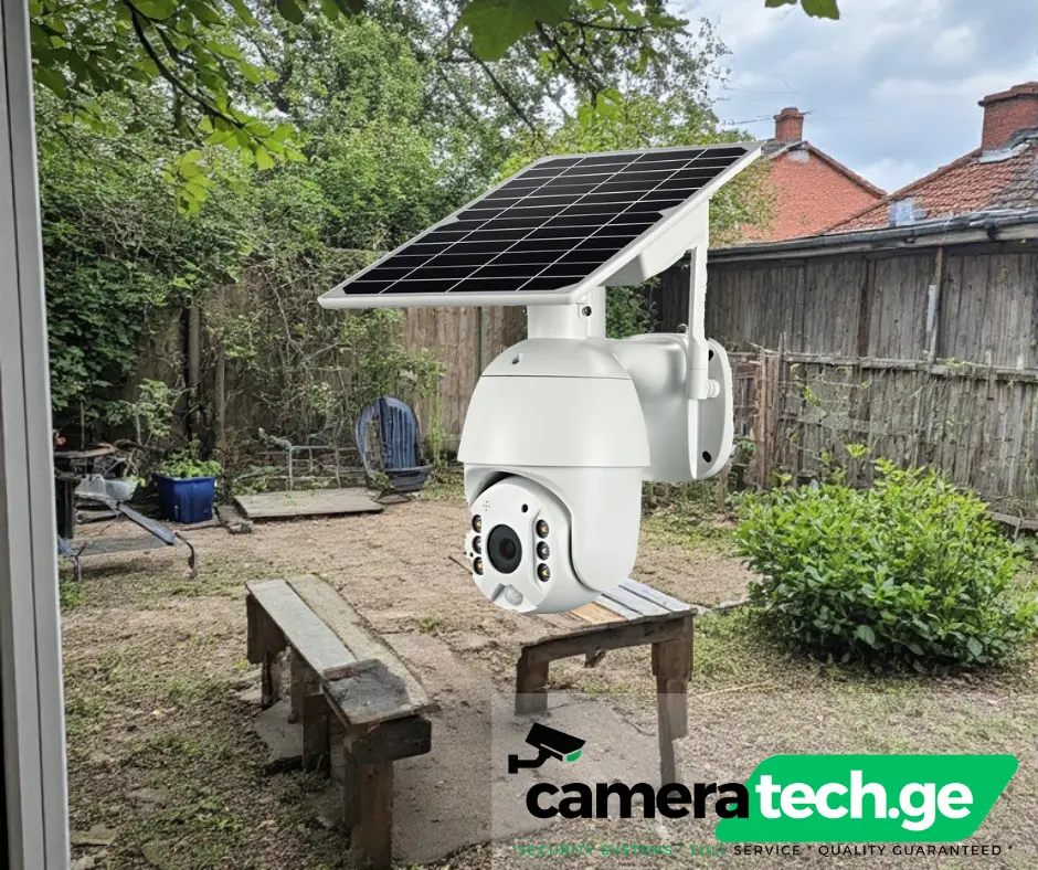 ავტონომიური ვიდეო კამერები მზის პანელით და 4G კავშირით - Kameratech