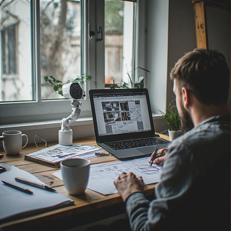 უსაფრთხოების კამერების მონტაჟი ობიექტზე