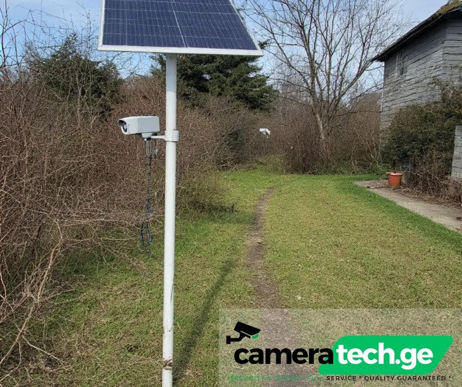 ავტონომიური 4G მზის ენერგიაზე მომუშავე კამერა